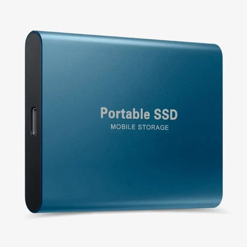Bärbar extern SSD - Kompakt rektangulär USB-C-enhet