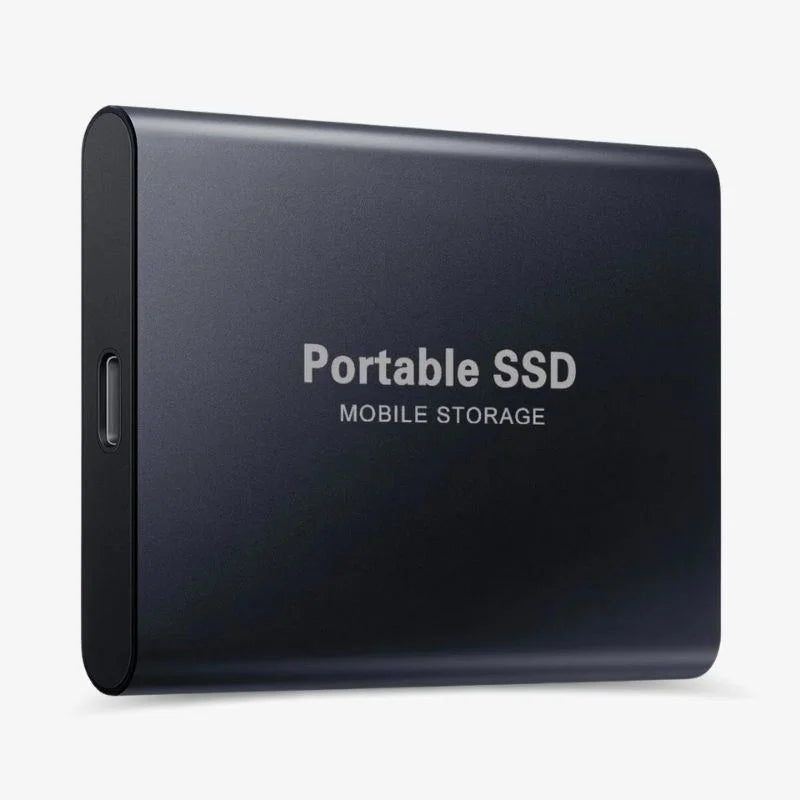 Bärbar extern SSD - Kompakt rektangulär USB-C-enhet