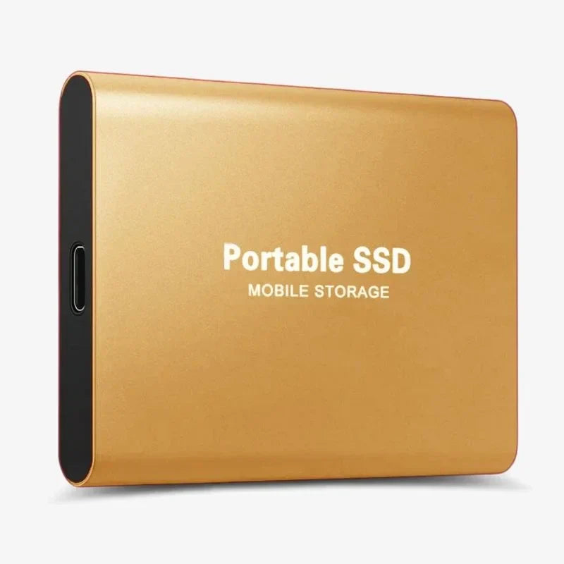 Bärbar extern SSD - Kompakt rektangulär USB-C-enhet