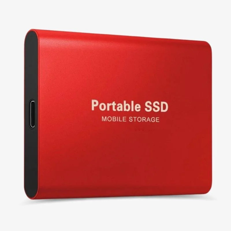 Bärbar extern SSD - Kompakt rektangulär USB-C-enhet
