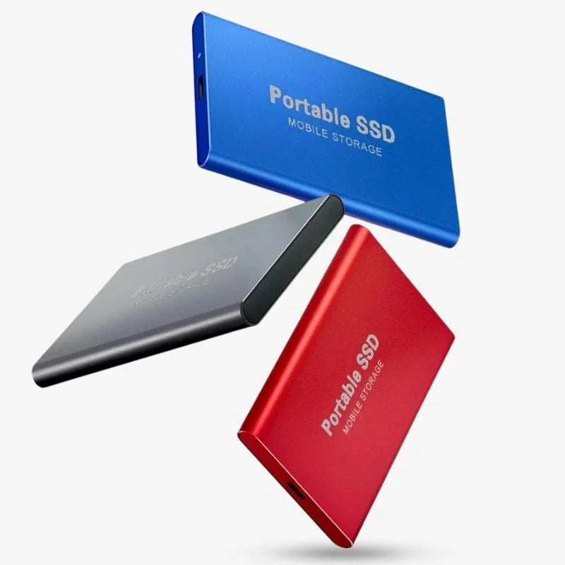 Bärbar extern SSD - Kompakt rektangulär USB-C-enhet