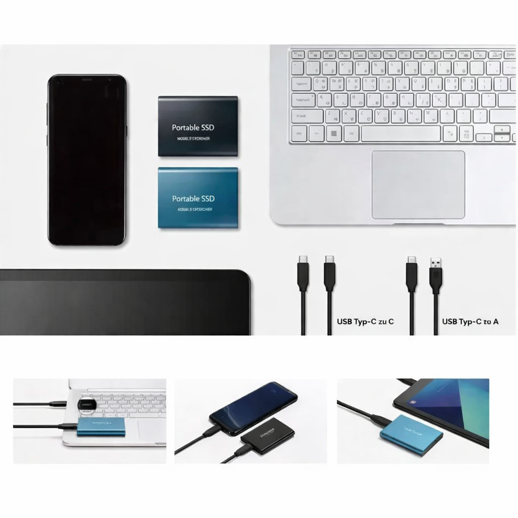 Bärbar extern SSD - USB-C