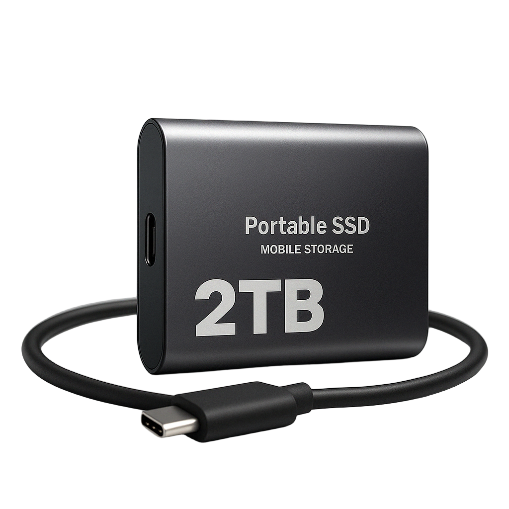 Bärbar extern SSD - USB-C