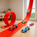 Bilbaneleksak – Racerbana med loop och bilar