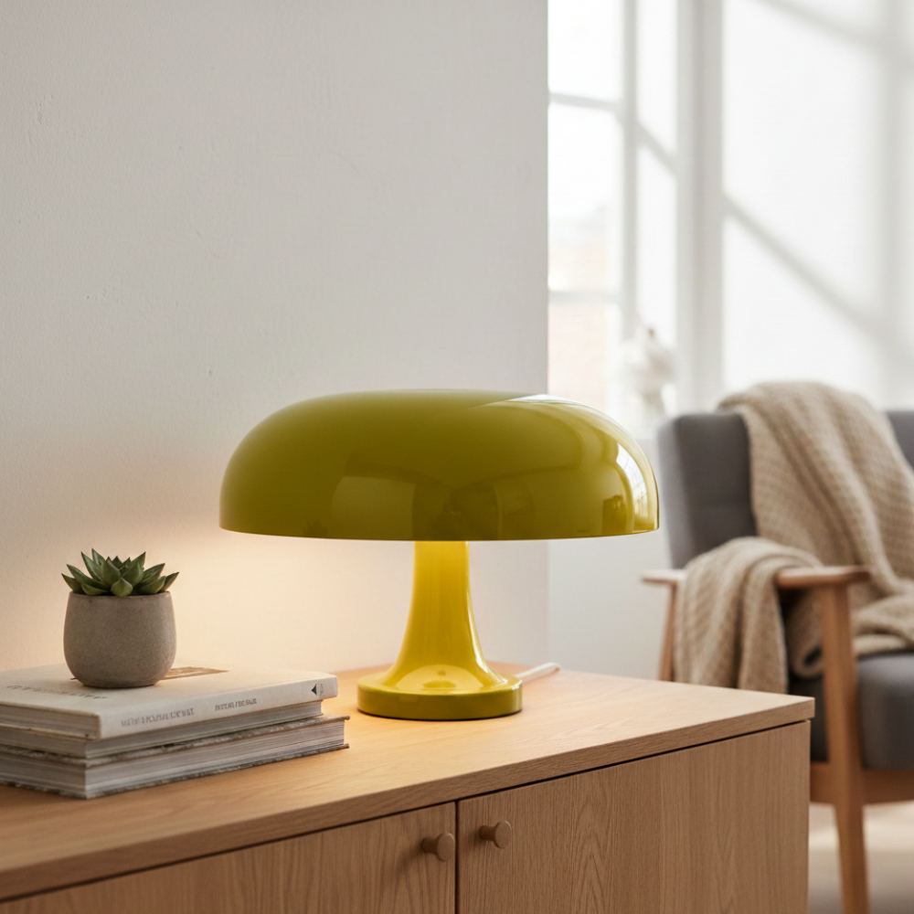 Bordslampa – Svampformad