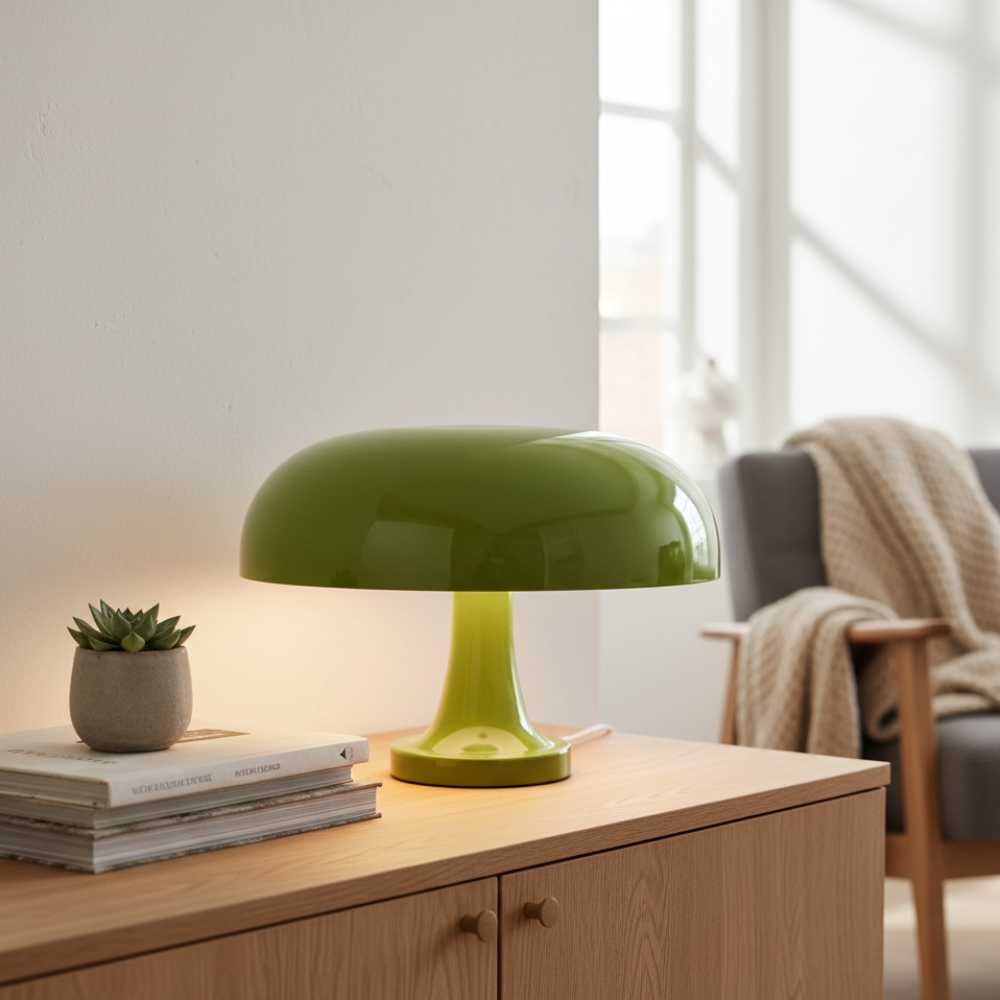 Bordslampa – Svampformad