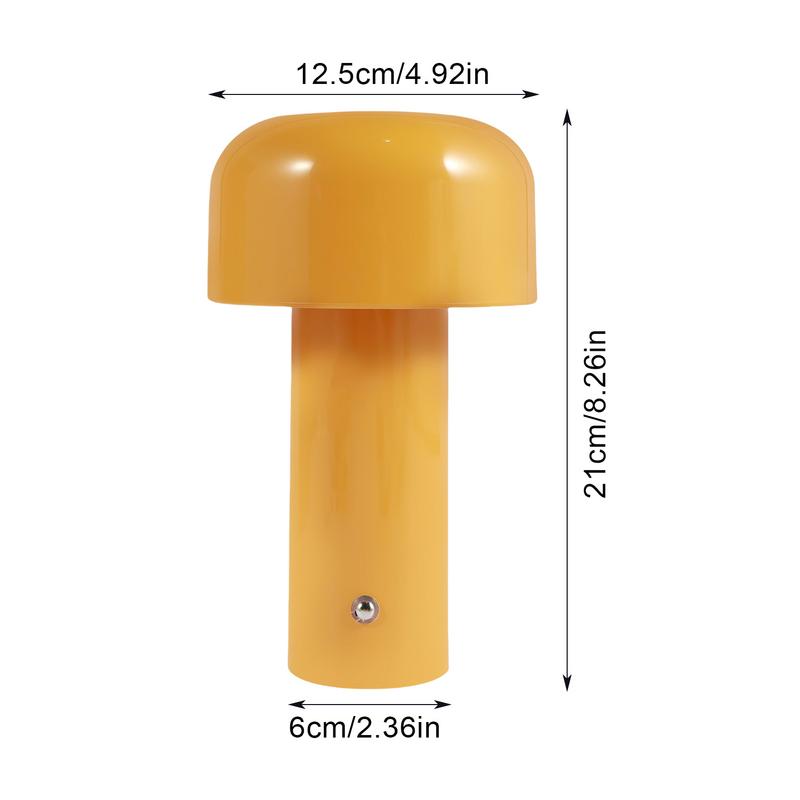 Bordslampa i svampform – glansig yta