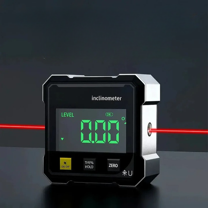 Digital vinkelmätare med laser - Magnetisk digital nivåmätare