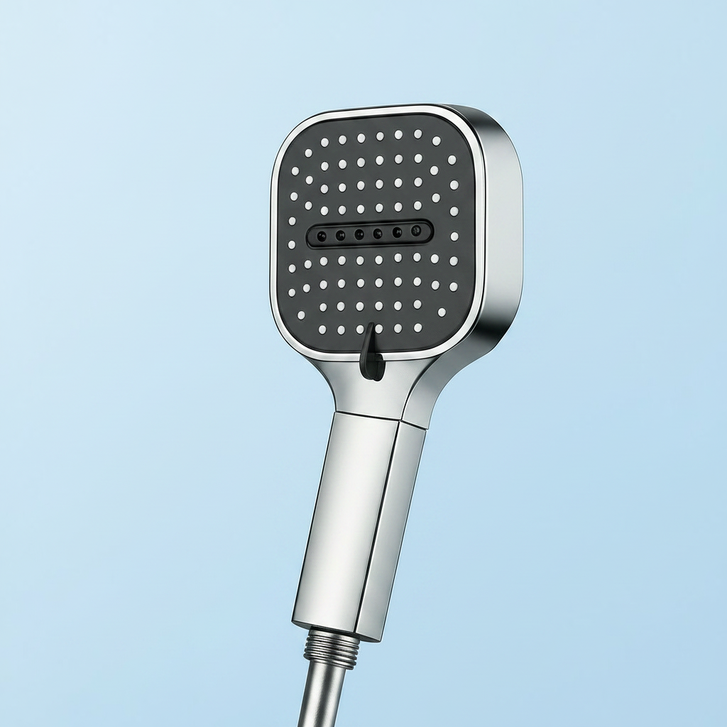 Handhållet duschmunstycke med filter – Justerbart duschmunstycke med flera strållägen