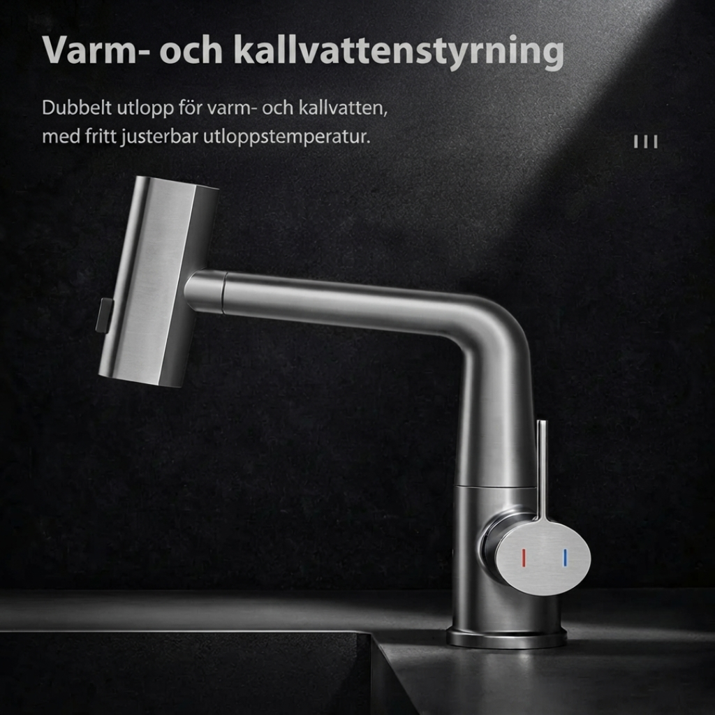 Köksblandare – Digital temperaturdisplay
