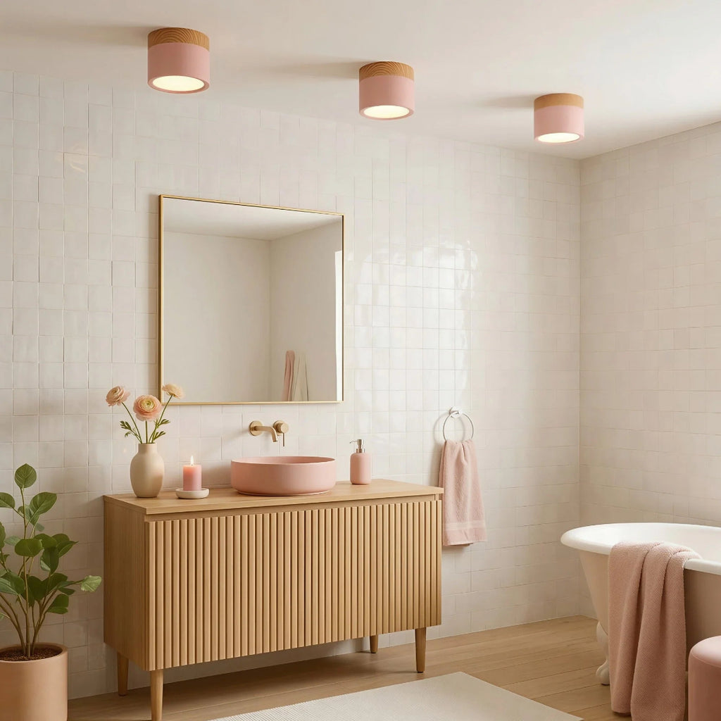 LED-Downlight Rund Ytmonterad Takspotlight Med Cylindrisk Form