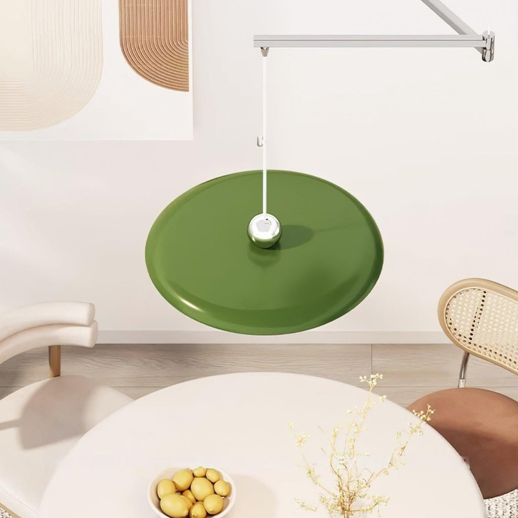LED-pendellampa – Platt skiva med svängarm