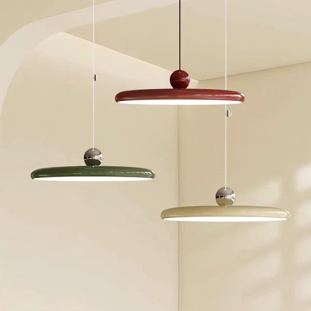 LED-pendellampa – Platt skiva med svängarm