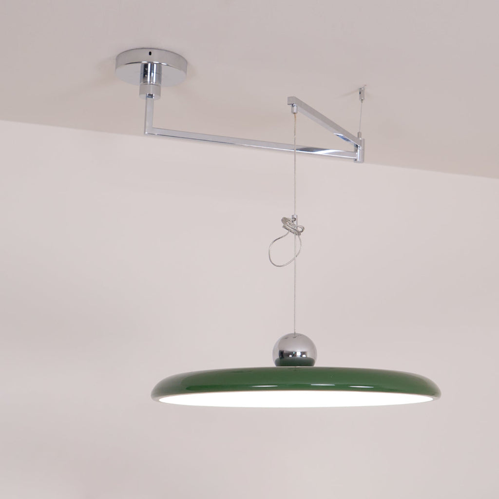 LED-pendellampa – Platt skiva med svängarm