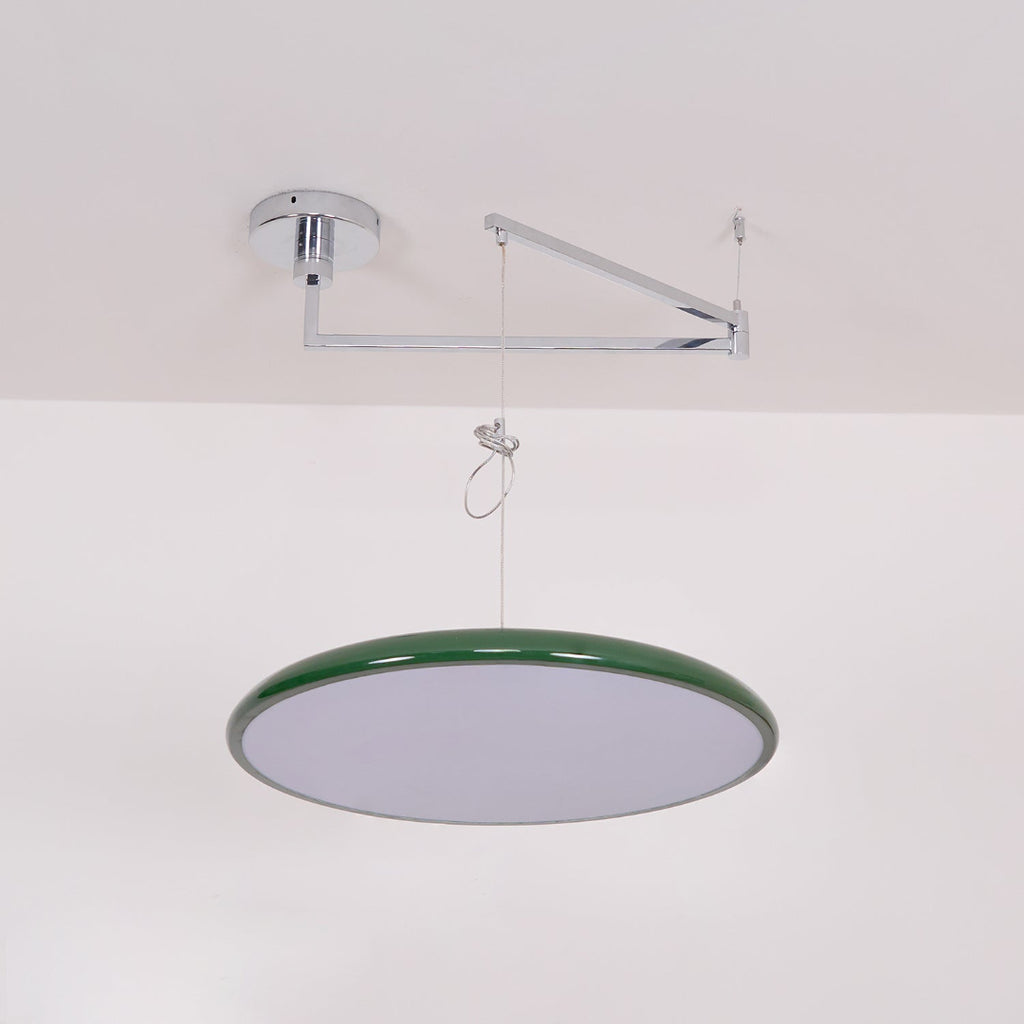 LED-pendellampa – Platt skiva med svängarm