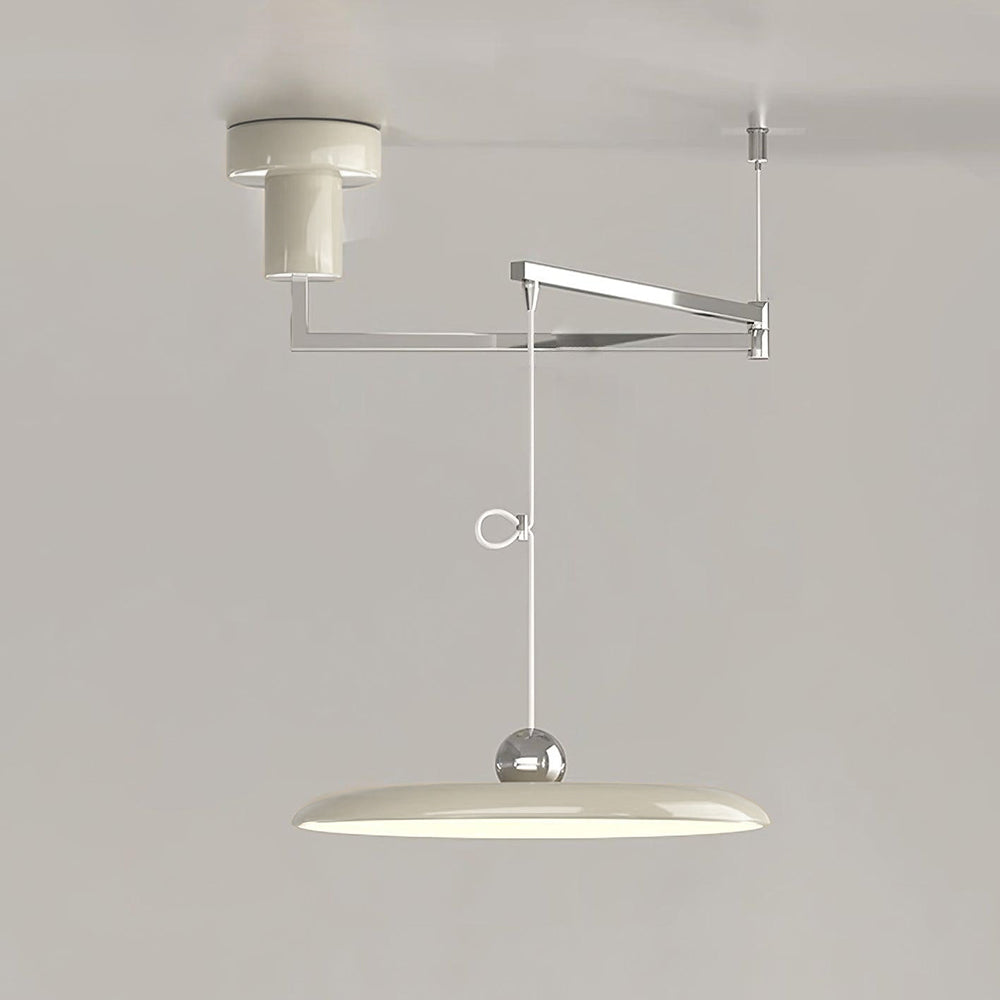 LED-pendellampa – Platt skiva med svängarm