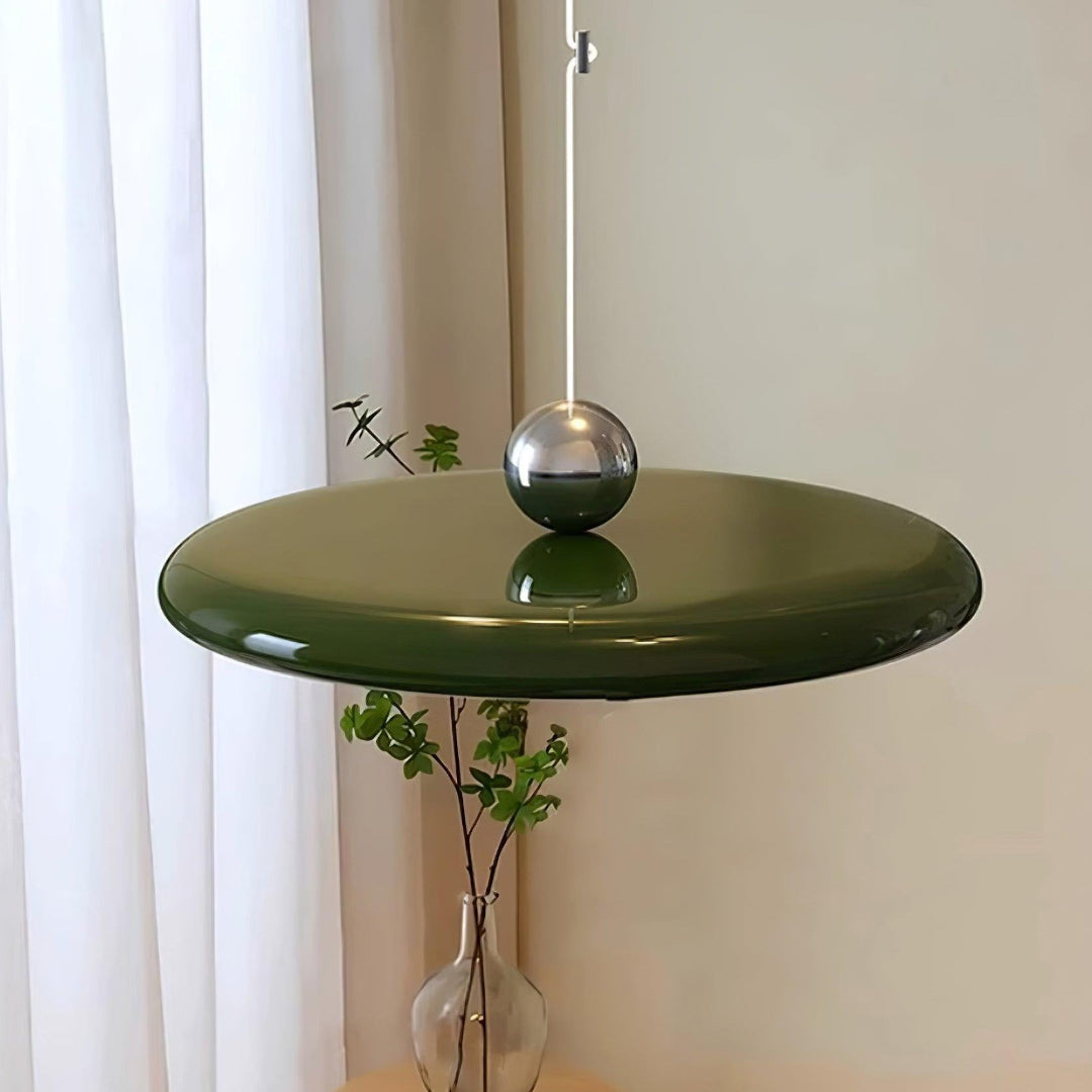 LED-pendellampa – Platt skiva med svängarm