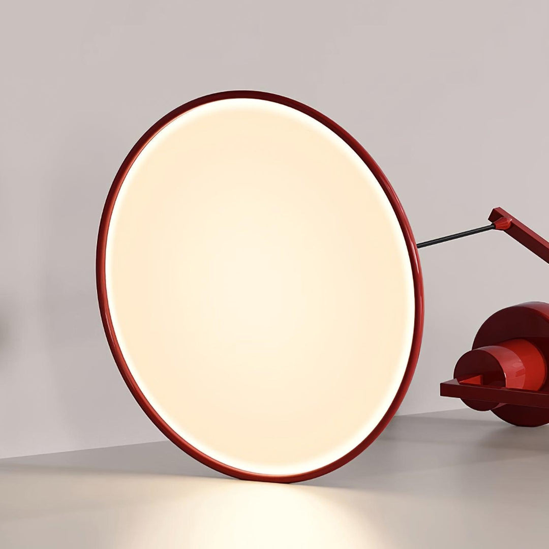 LED-pendellampa – Platt skiva med svängarm