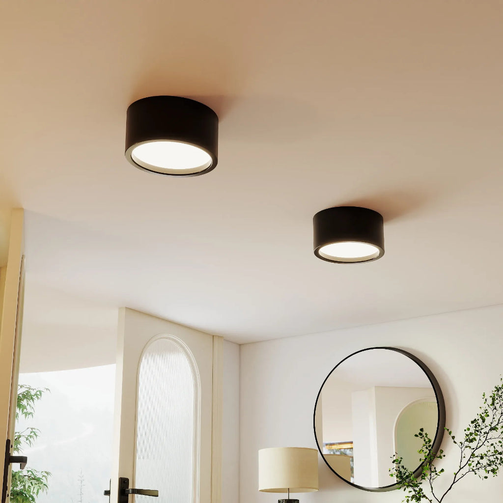 LED-taklampa – Cylindrisk utanpåliggande plafond