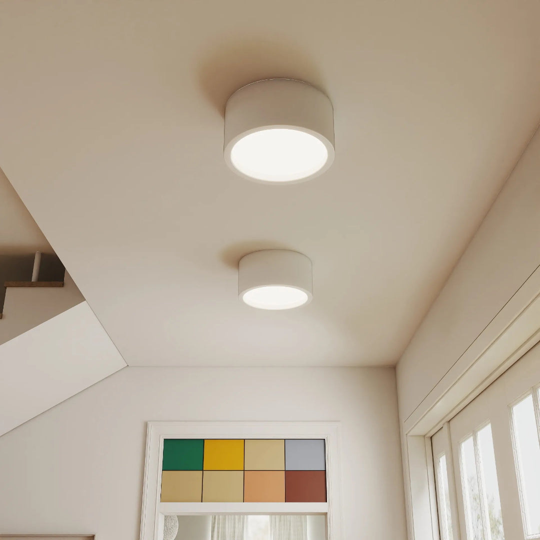 LED-taklampa – Cylindrisk utanpåliggande plafond