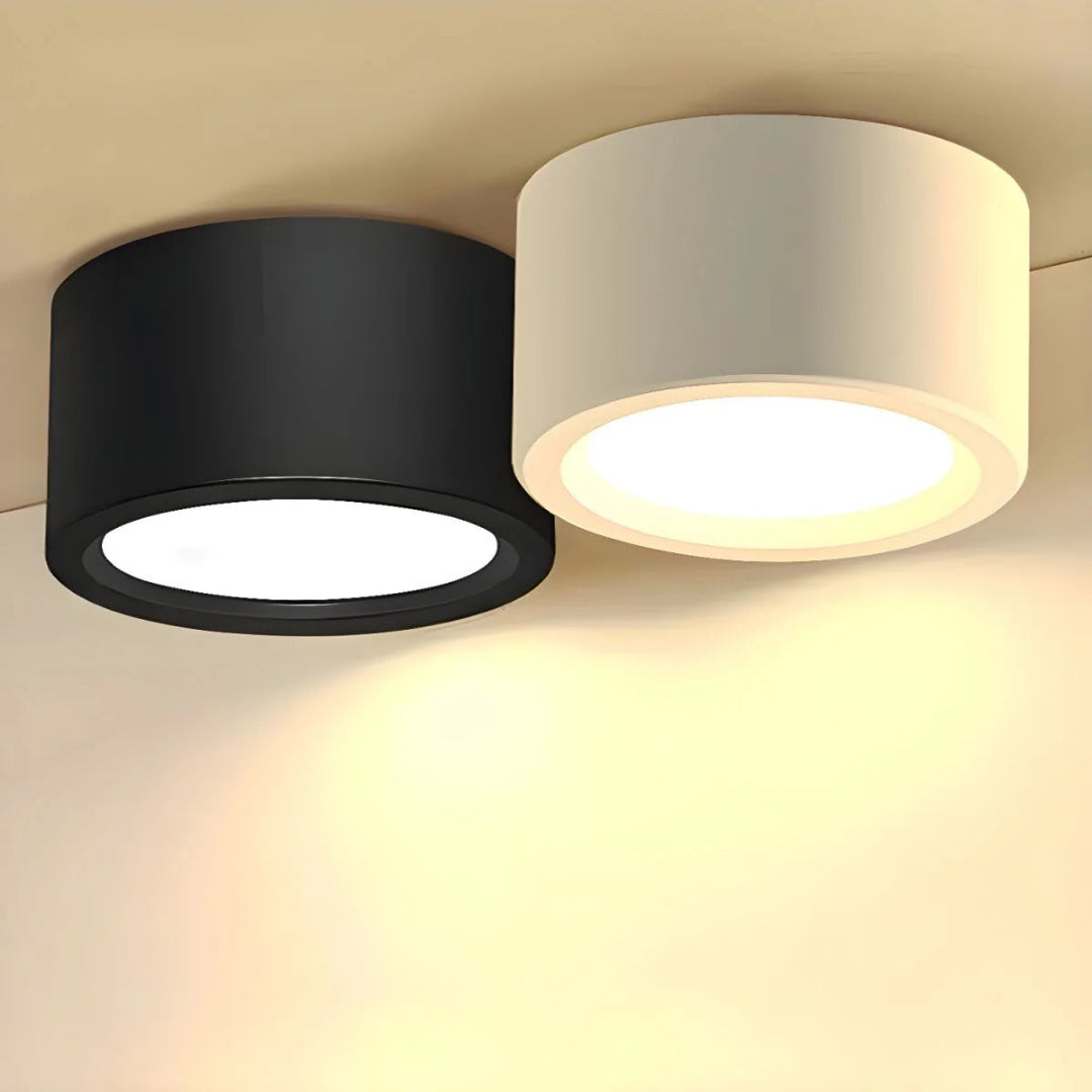 LED-taklampa – Cylindrisk utanpåliggande plafond