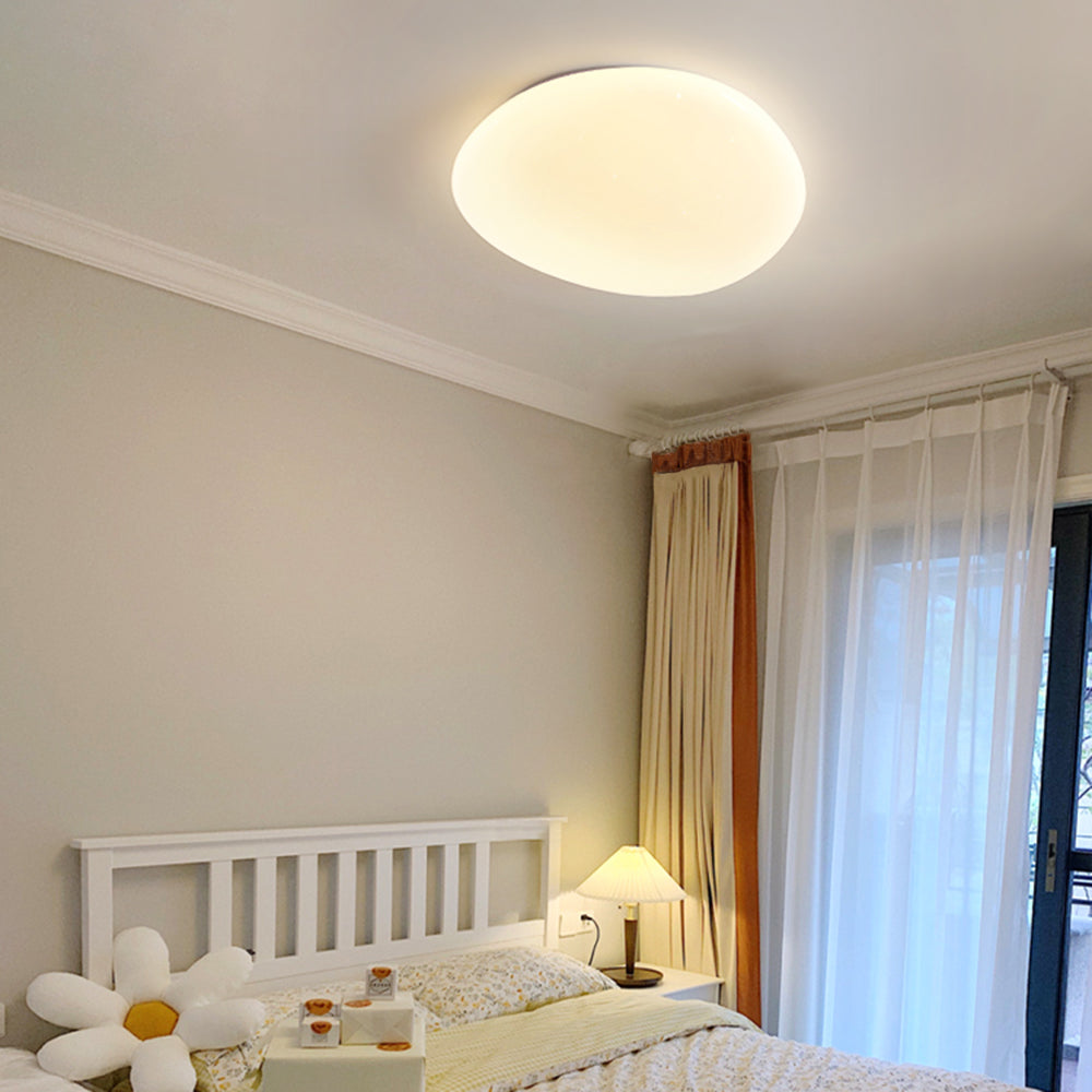 LED-taklampa – Kupolformad med steninspirerad form