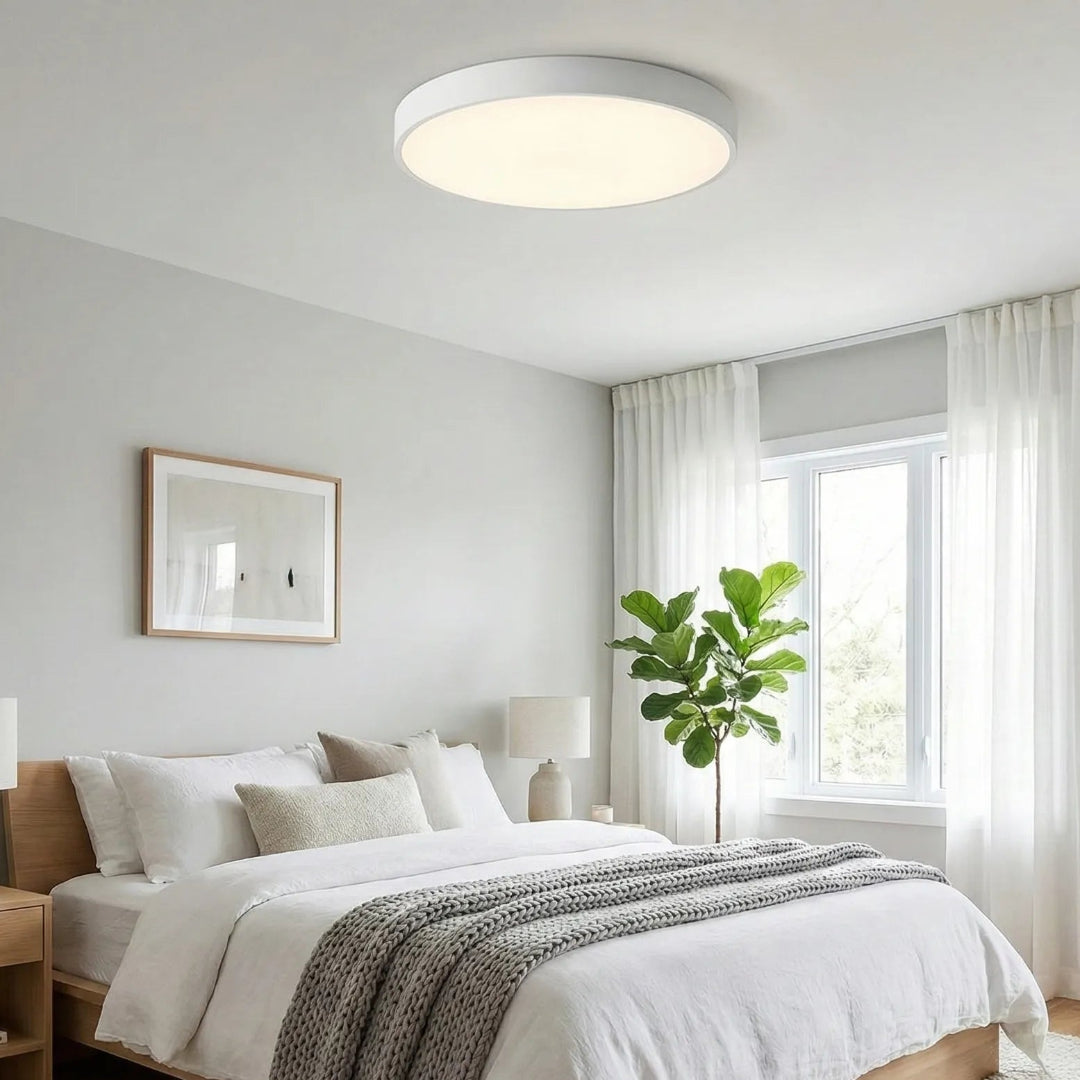 LED-taklampa Rund Plafond Med Slimmad Profil