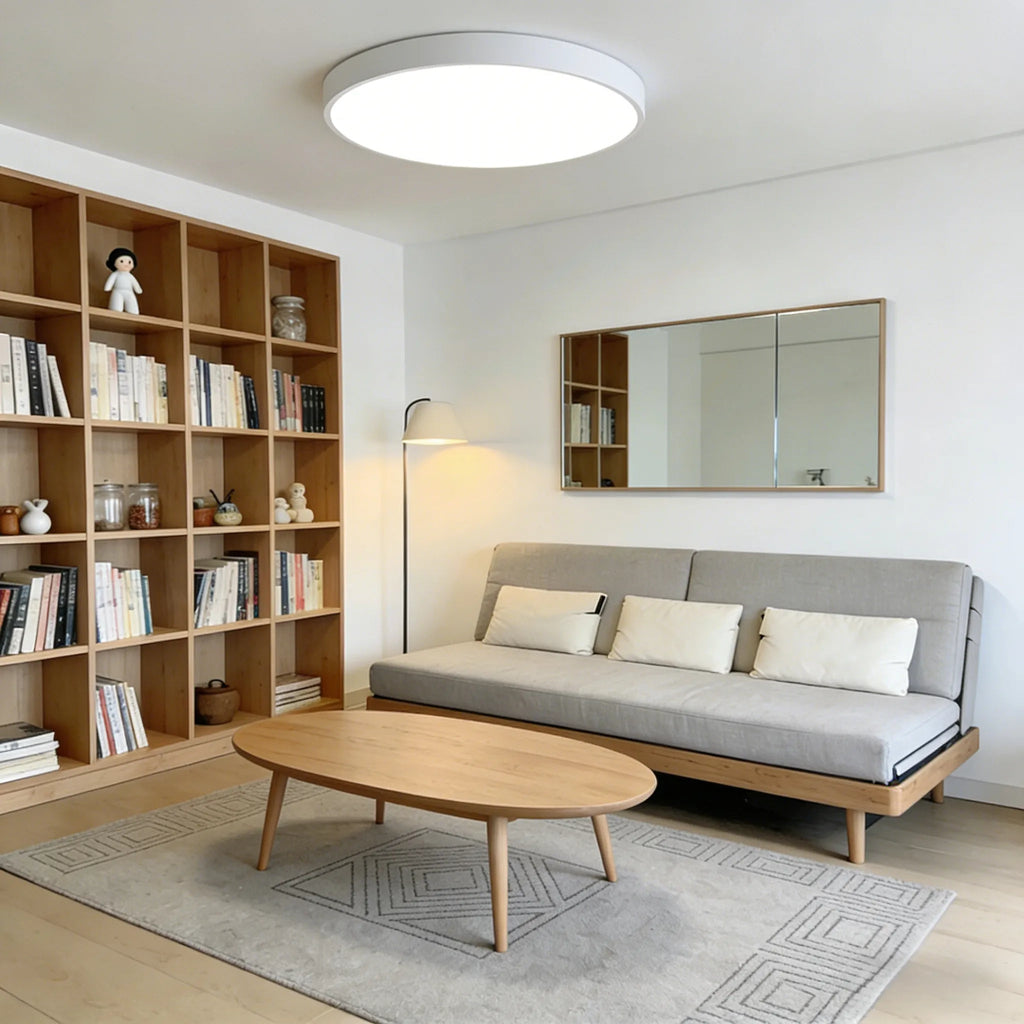 LED-taklampa Rund Plafond Med Slimmad Profil