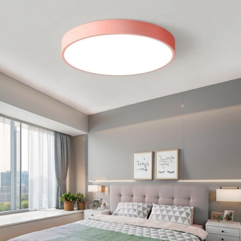 LED-taklampa Rund Plafond Med Slimmad Profil
