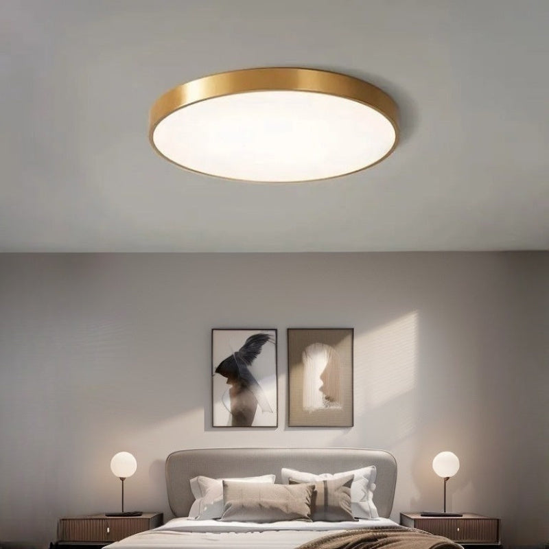 LED-taklampa Rund Plafond Med Slimmad Profil