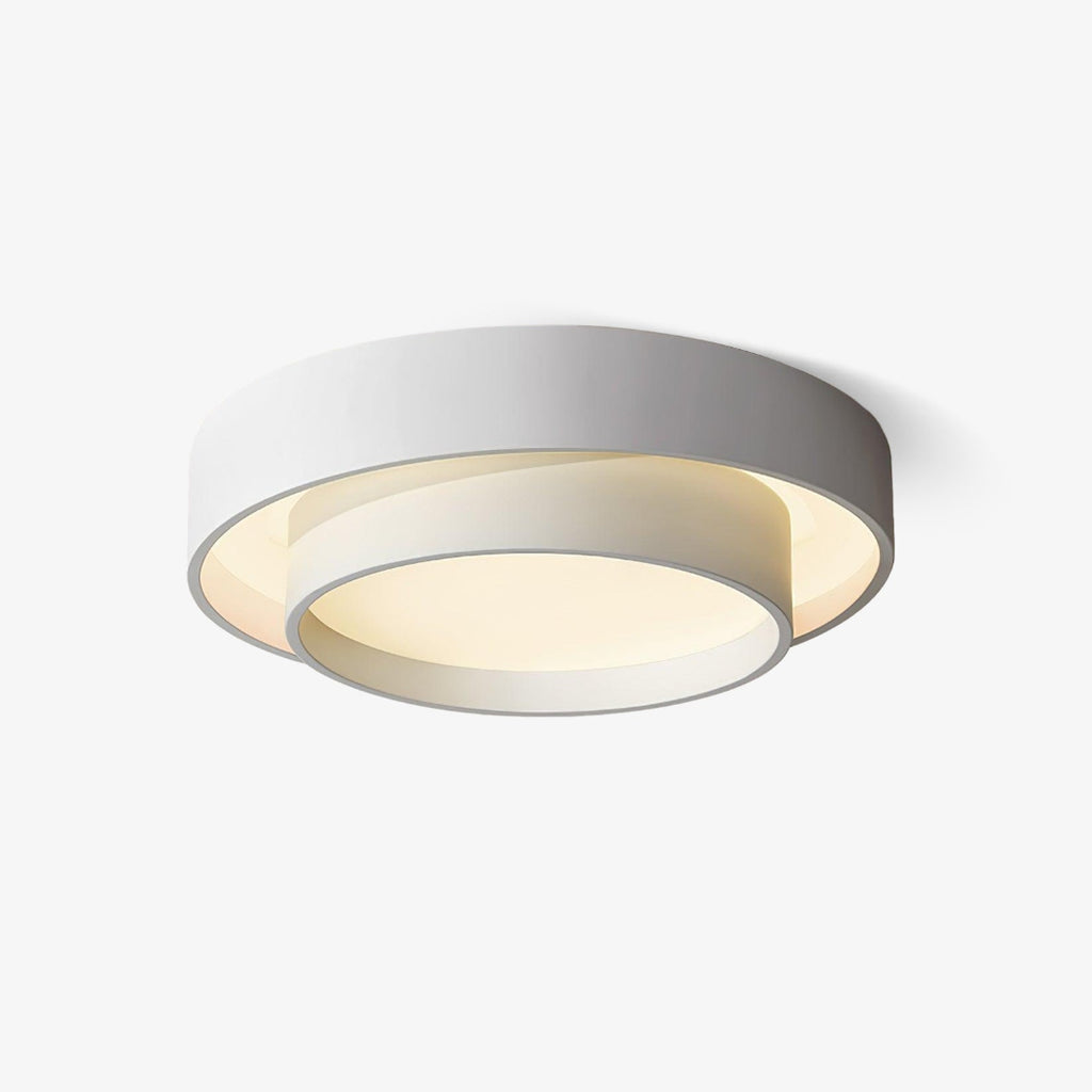 LED-taklampa – Rund dubbelringad plafond