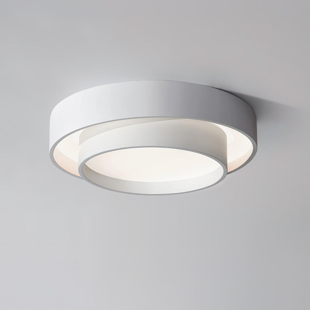 LED-taklampa – Rund dubbelringad plafond