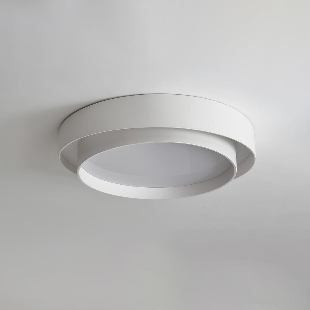 LED-taklampa – Rund dubbelringad plafond