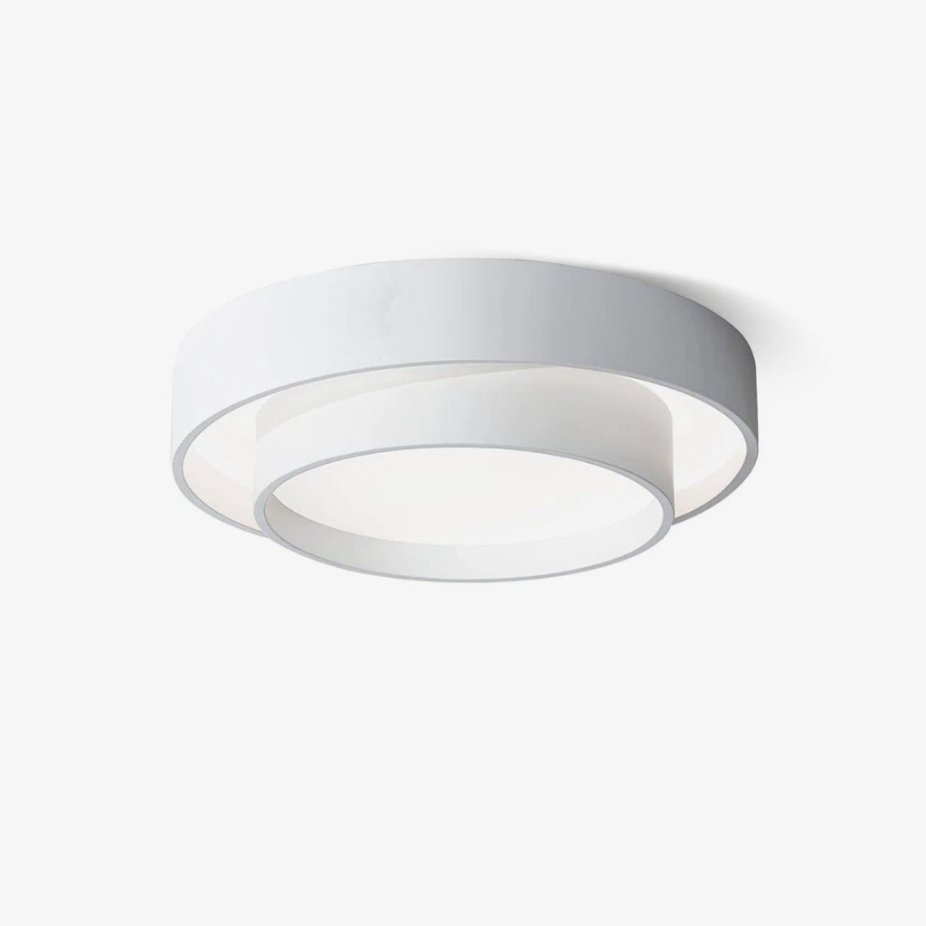LED-taklampa – Rund dubbelringad plafond