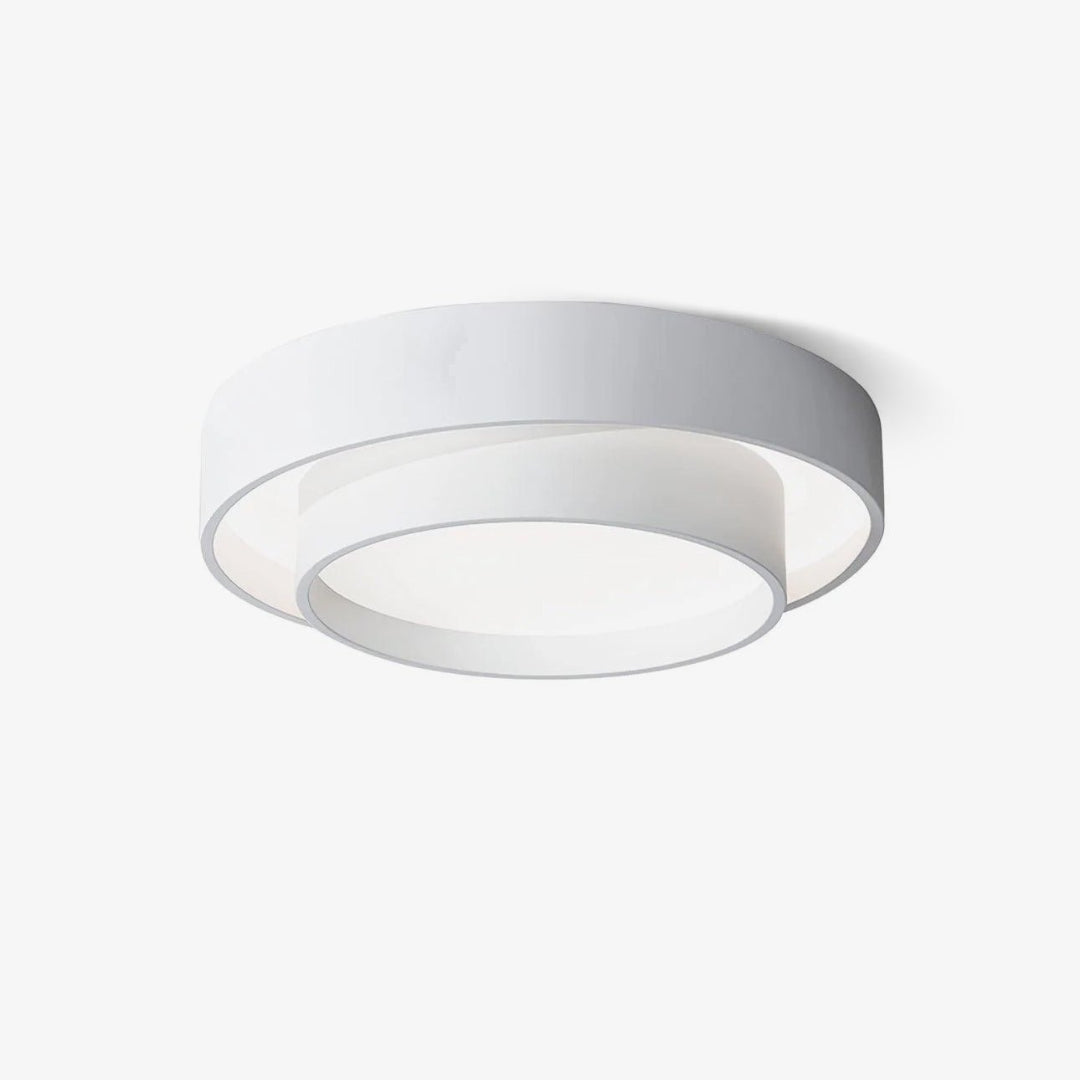 LED-taklampa – Rund dubbelringad plafond