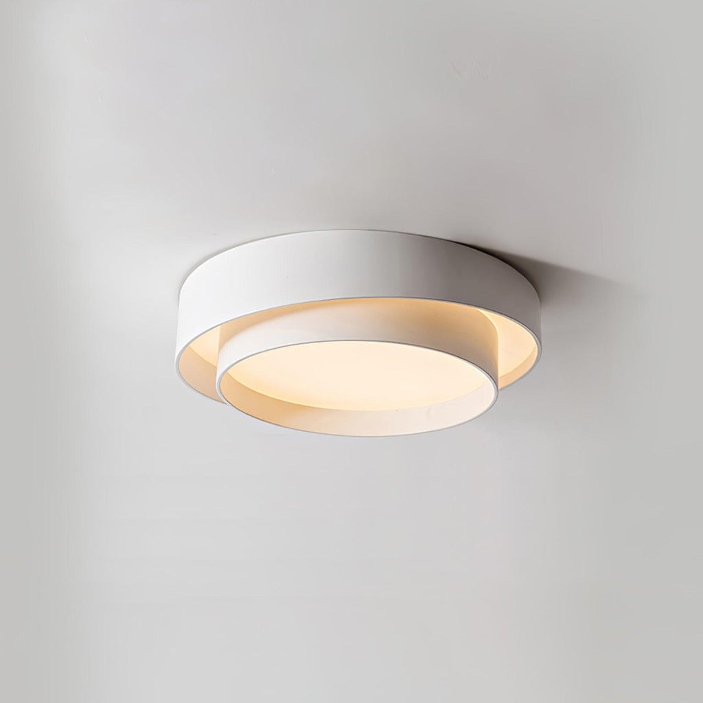 LED-taklampa – Rund dubbelringad plafond