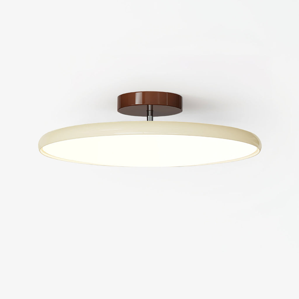 LED-taklampa – Rund skivformad semi-plafond