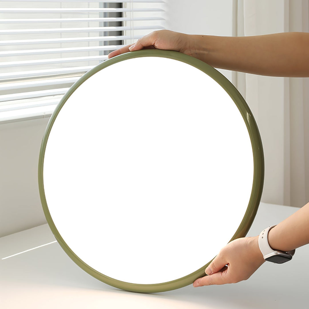 LED-taklampa – Rund skivformad semi-plafond