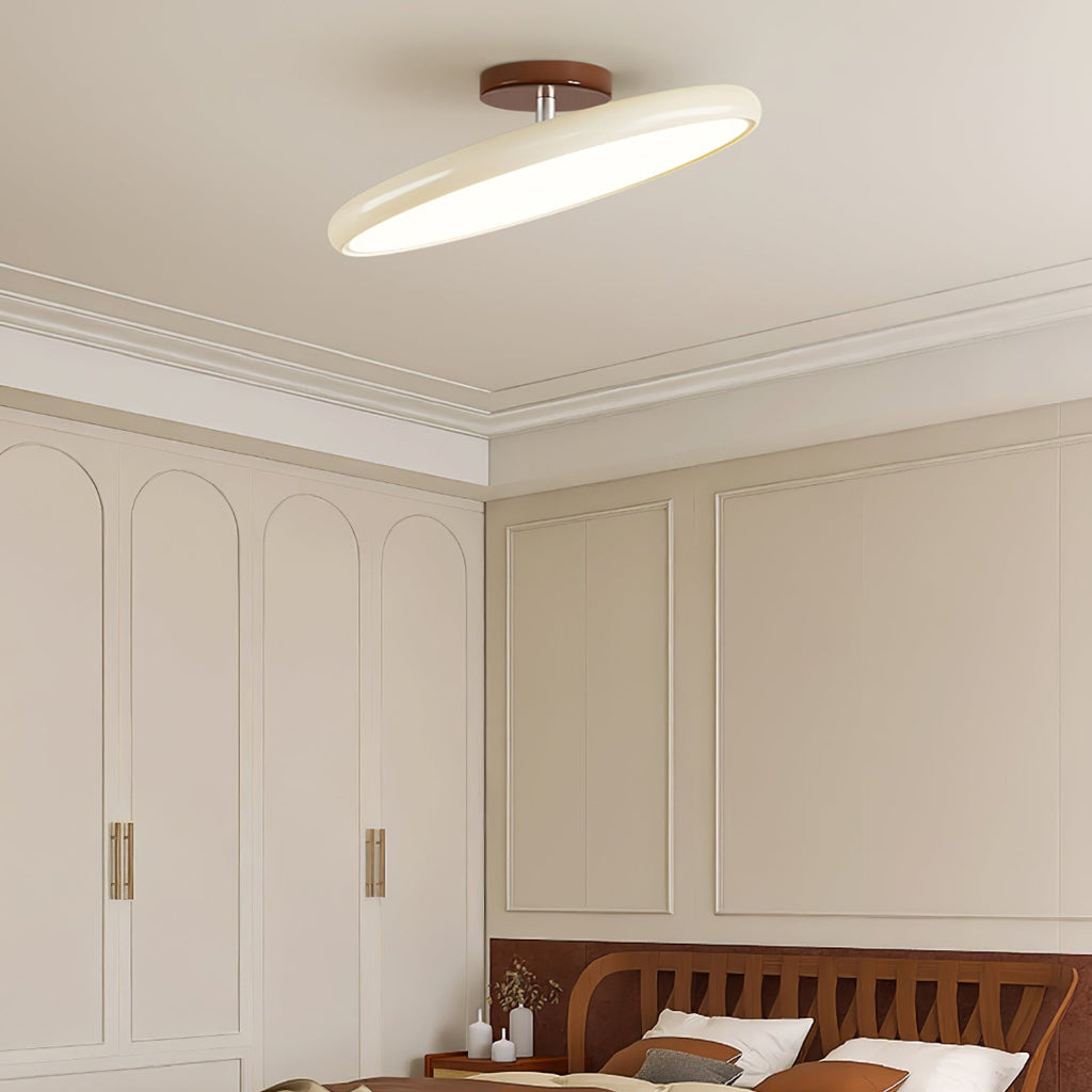 LED-taklampa – Rund skivformad semi-plafond