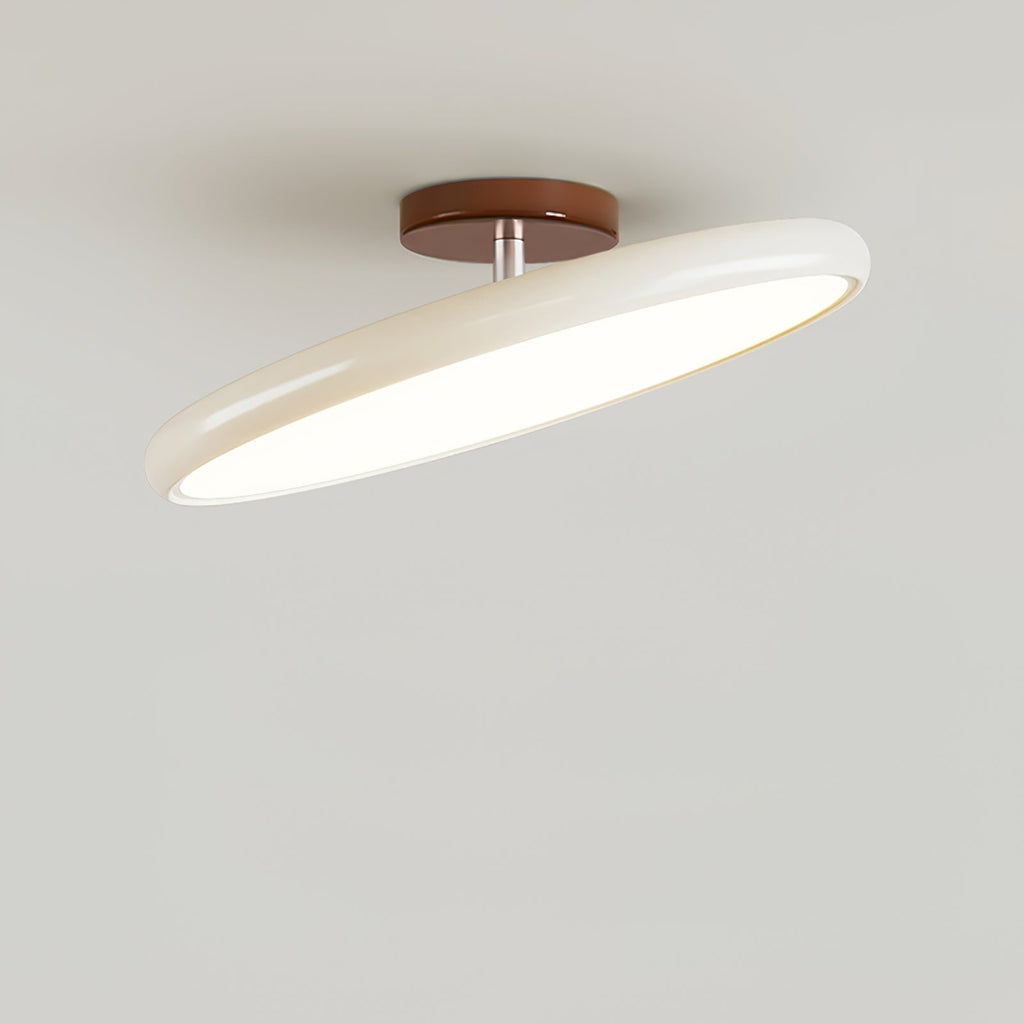LED-taklampa – Rund skivformad semi-plafond