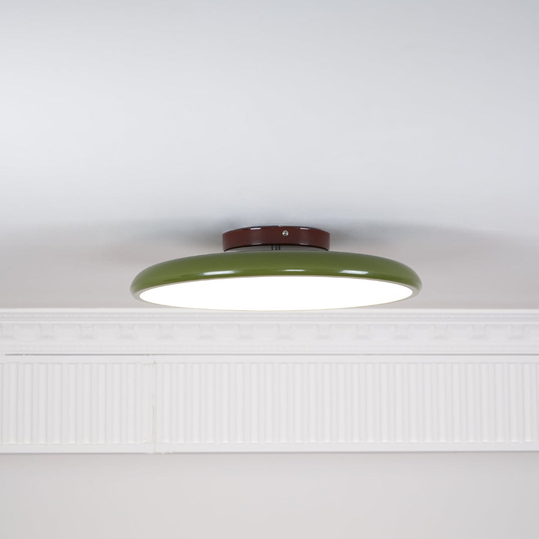 LED-taklampa – Rund skivformad semi-plafond