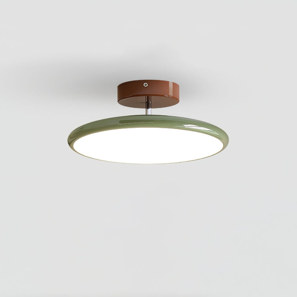 LED-taklampa – Rund skivformad semi-plafond