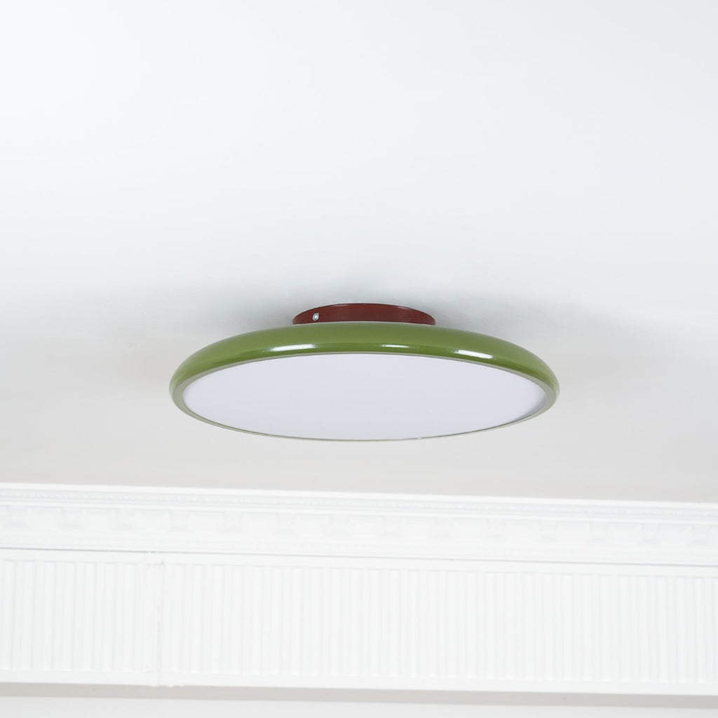 LED-taklampa – Rund skivformad semi-plafond