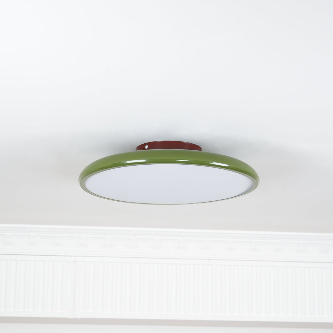 LED-taklampa – Rund skivformad semi-plafond