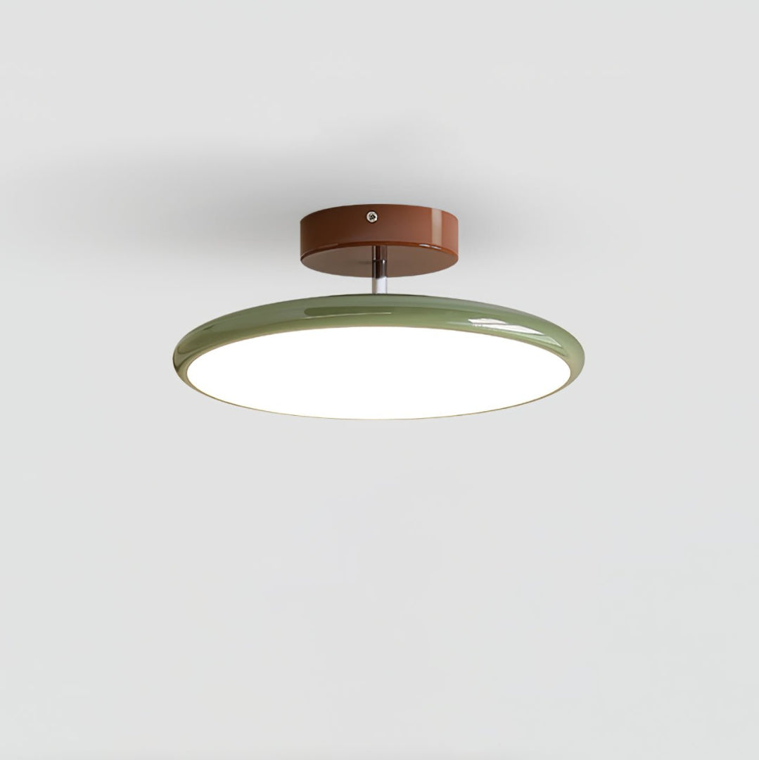 LED-taklampa – Rund skivformad semi-plafond