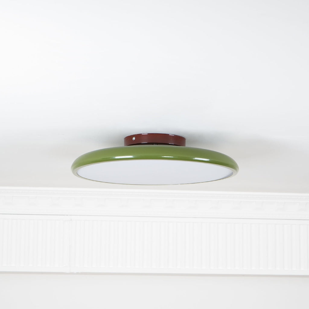 LED-taklampa – Rund skivformad semi-plafond