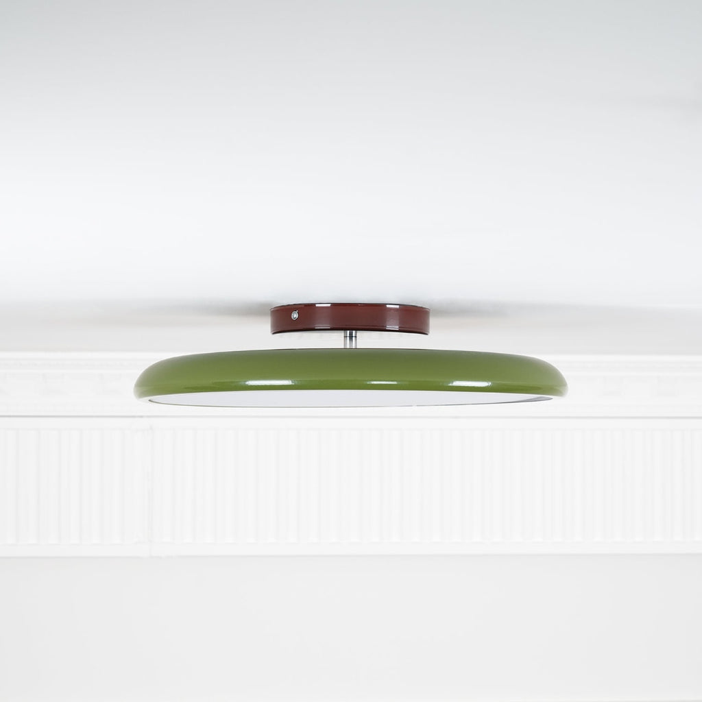 LED-taklampa – Rund skivformad semi-plafond