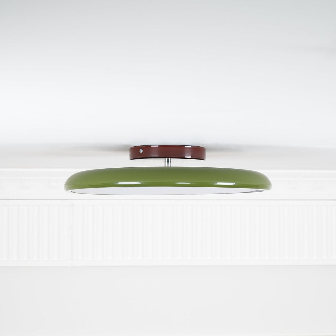 LED-taklampa – Rund skivformad semi-plafond
