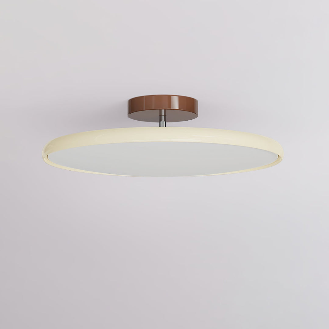 LED-taklampa – Rund skivformad semi-plafond