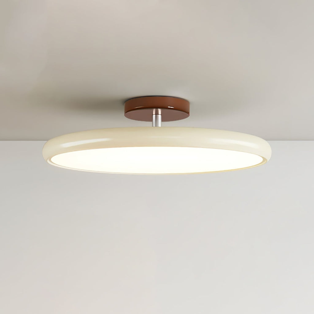 LED-taklampa – Rund skivformad semi-plafond